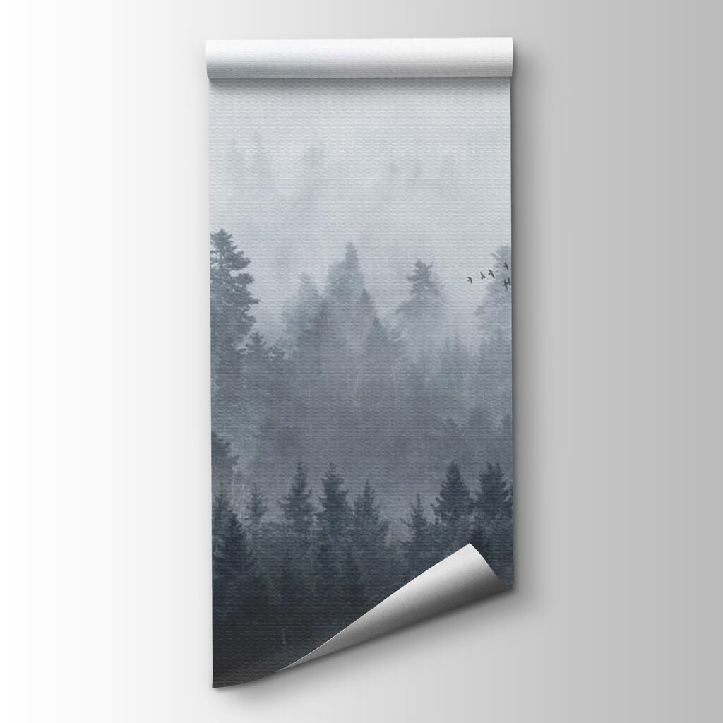 Bandada sobre el bosque — vista del producto
