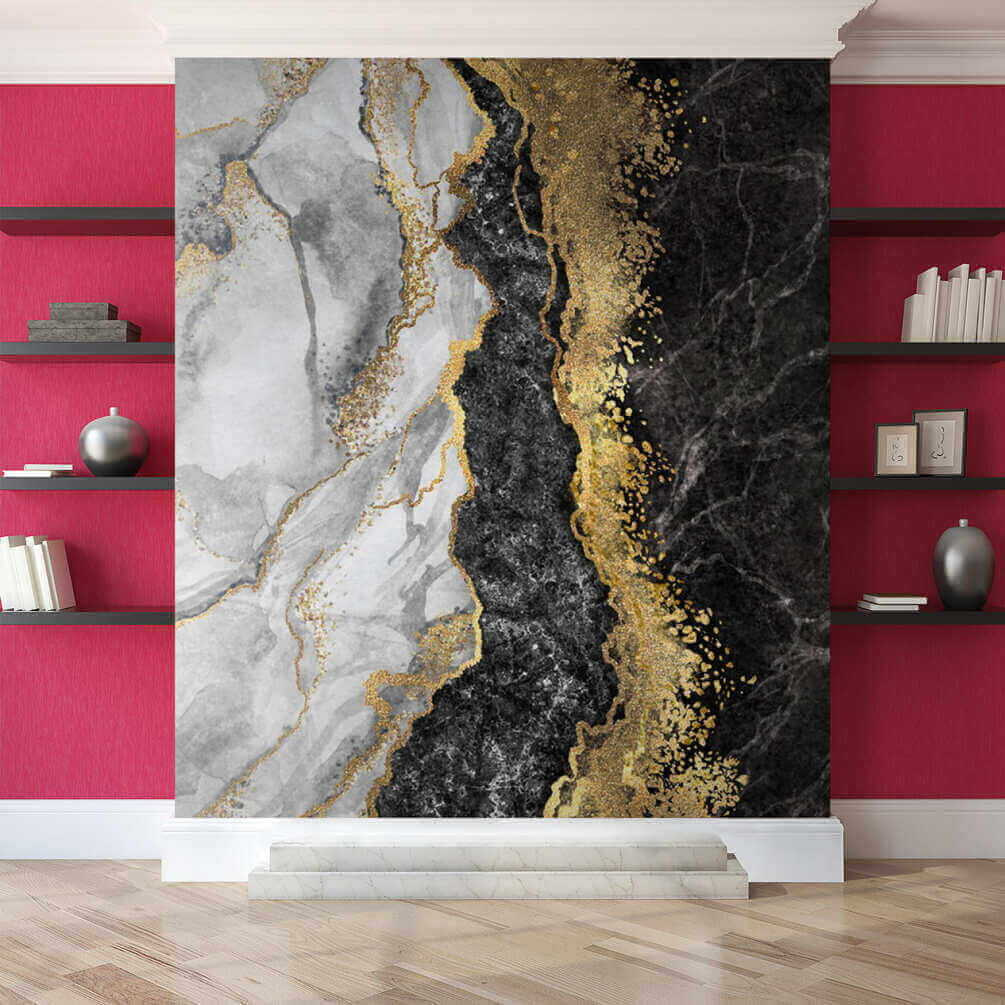 Blanco y negro dorado — interior 4