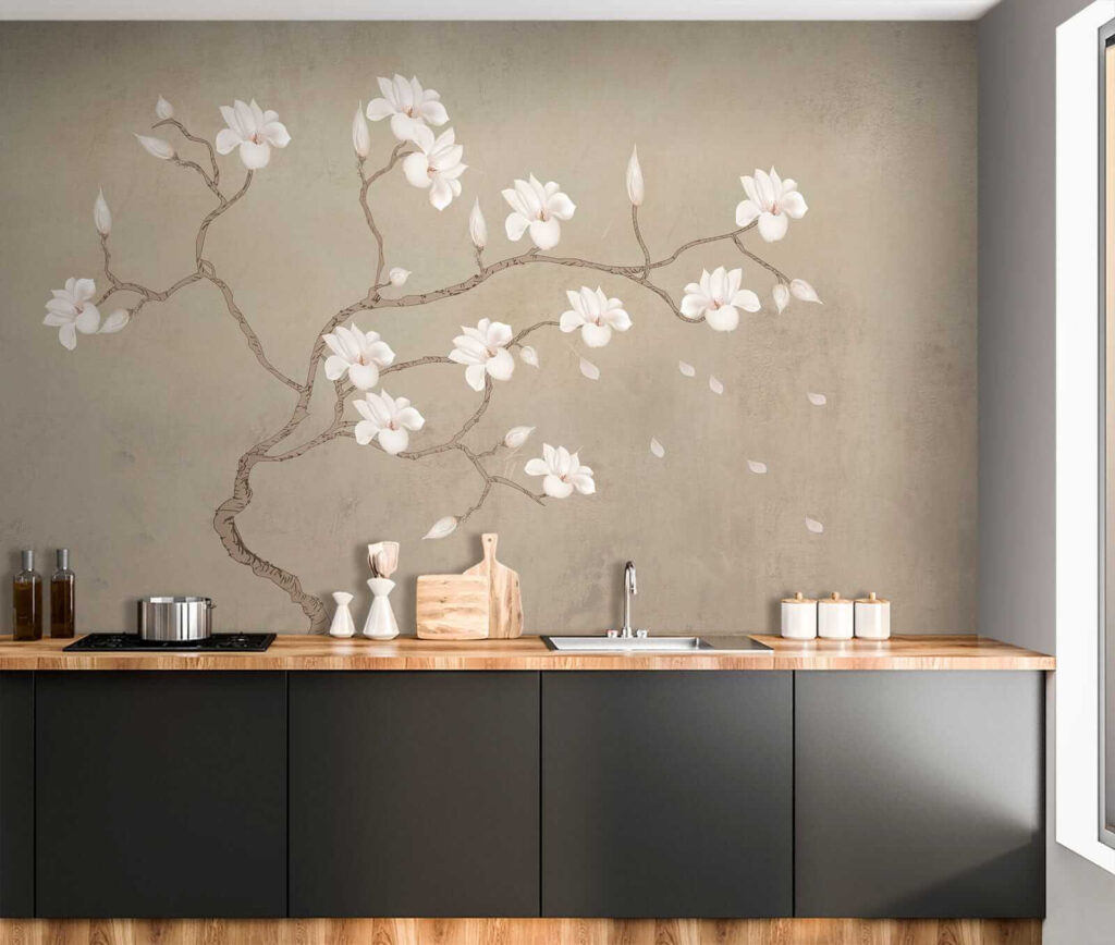 Rama curva sobre beige — interior 8