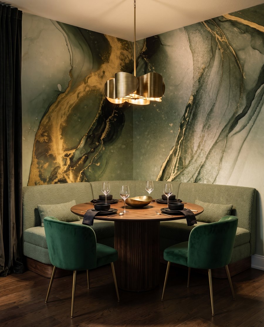 Vetas doradas fluidas — interior 4