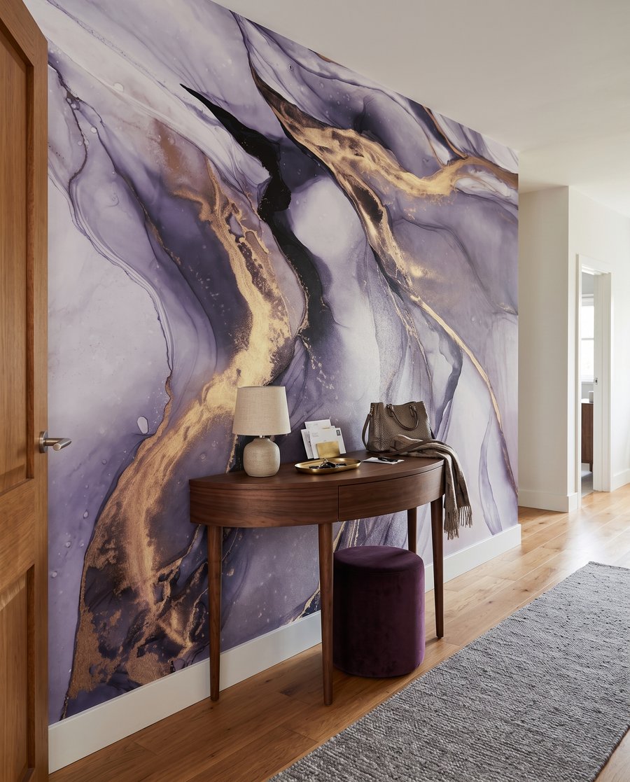 Vetas doradas fluidas — interior 4