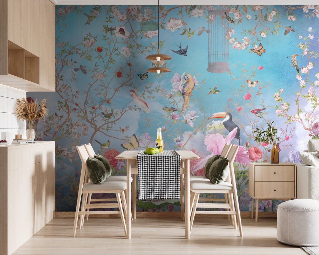 Flores y pájaros — interior 5