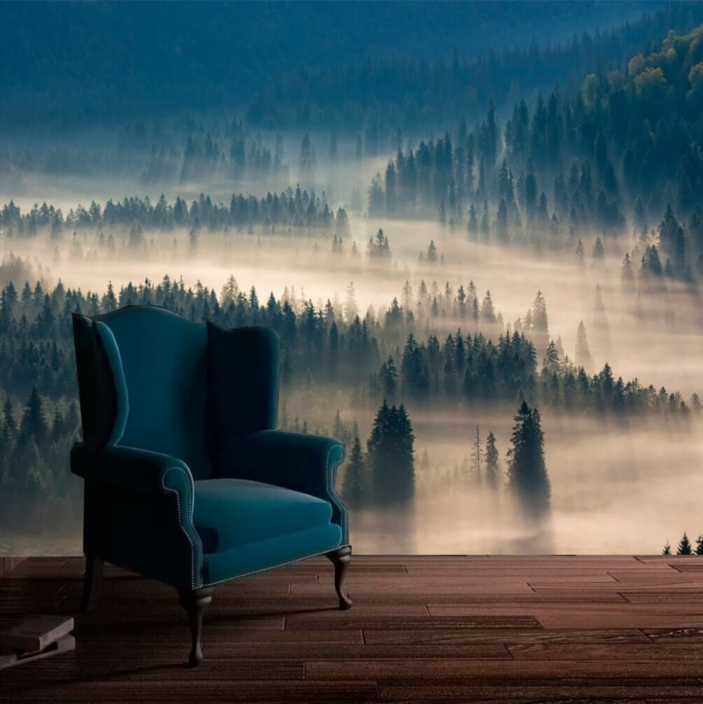Niebla entre pinares — interior 1