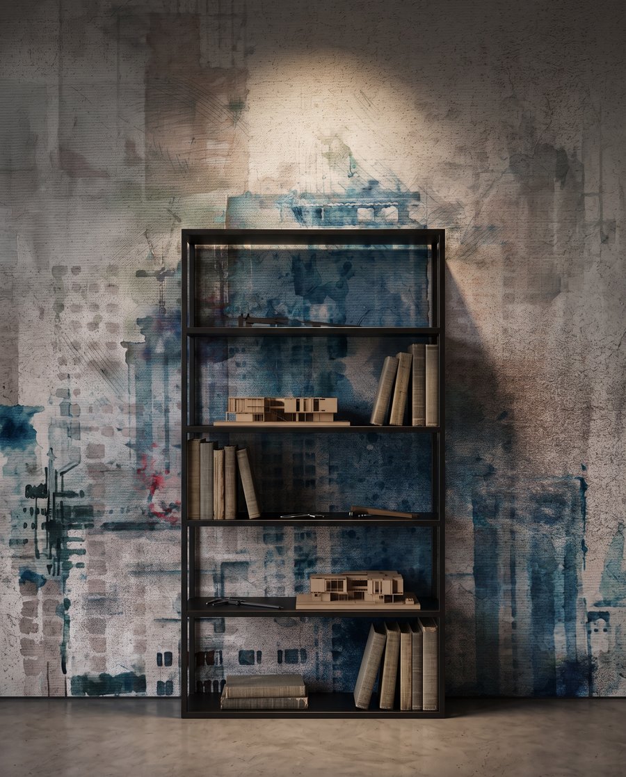 Perfil urbano en gris — interior 3