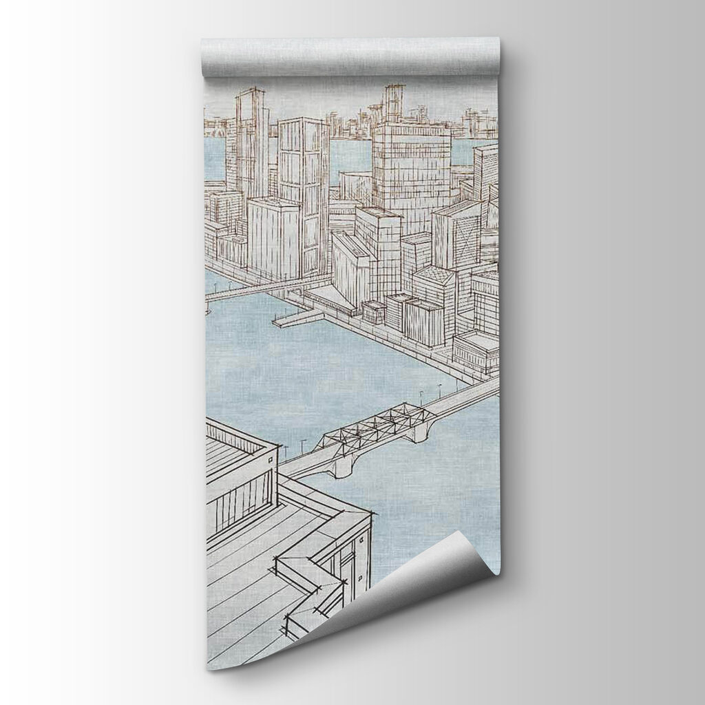 Ciudad junto al río — vista del producto
