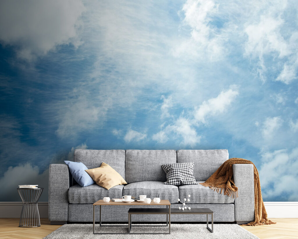 Rastros blancos de nubes — interior 1