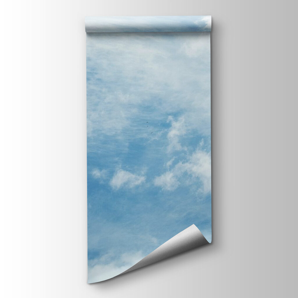 Rastros blancos de nubes — vista del producto