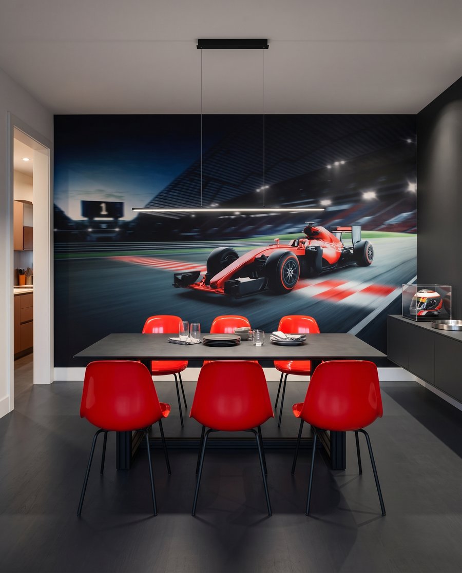 Carrera bajo luz nocturna — interior 4