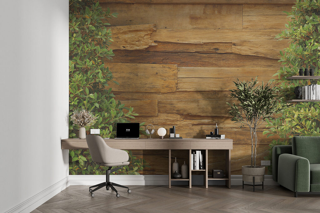 Hiedra sobre tablones viejos — interior 7