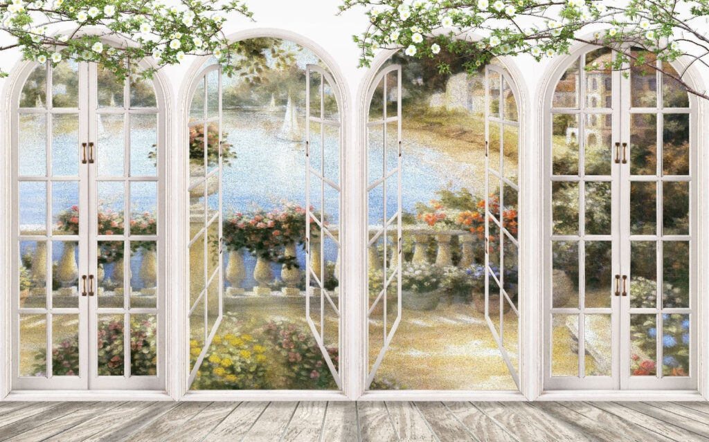 Ventanas al jardín — diseño completo