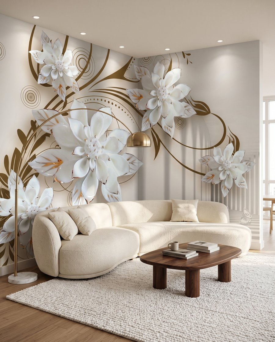Flores junto a pasillos — interior 4