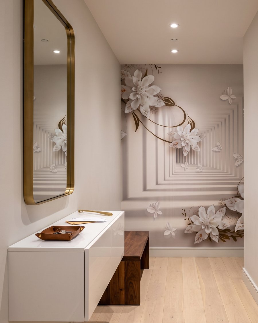 Flores junto a pasillos — interior 6