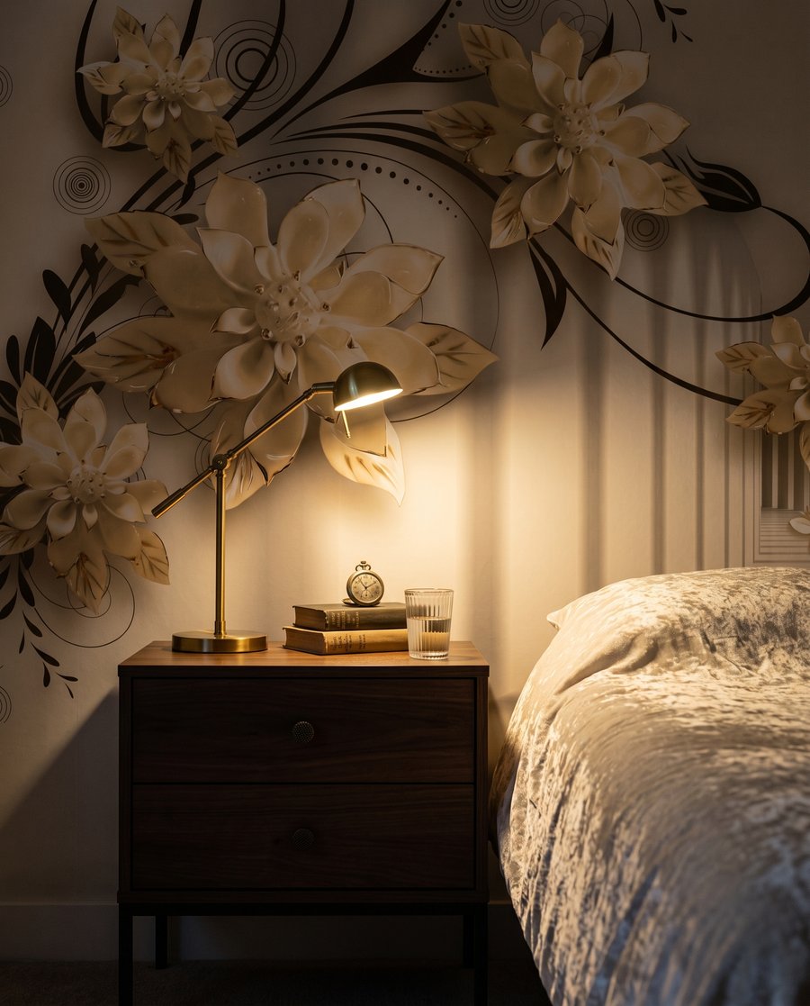 Flores junto a pasillos — interior 3