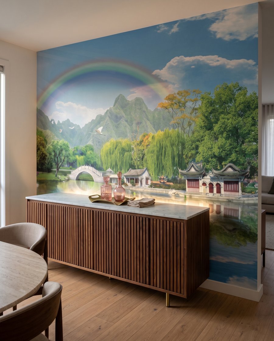 Arcoíris sobre el lago — interior 6