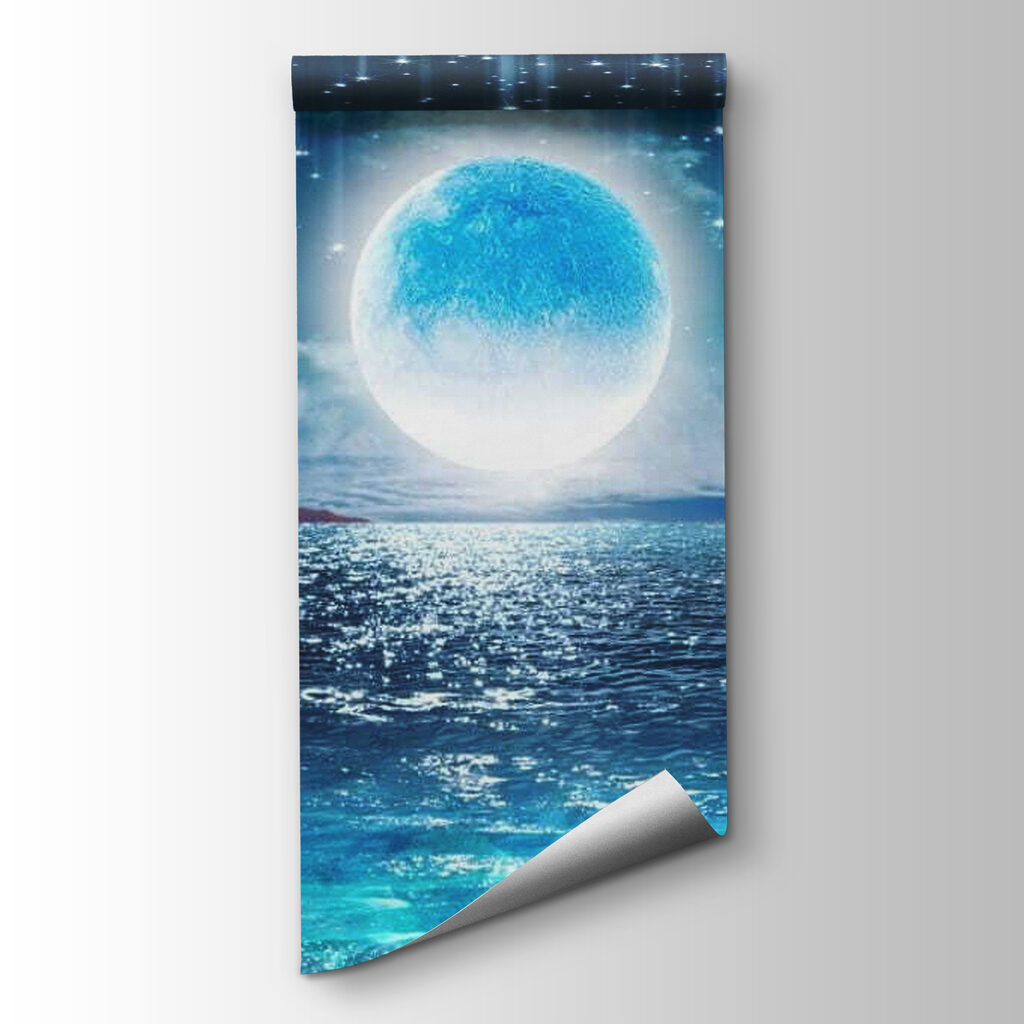 Luna sobre mar azul — vista del producto