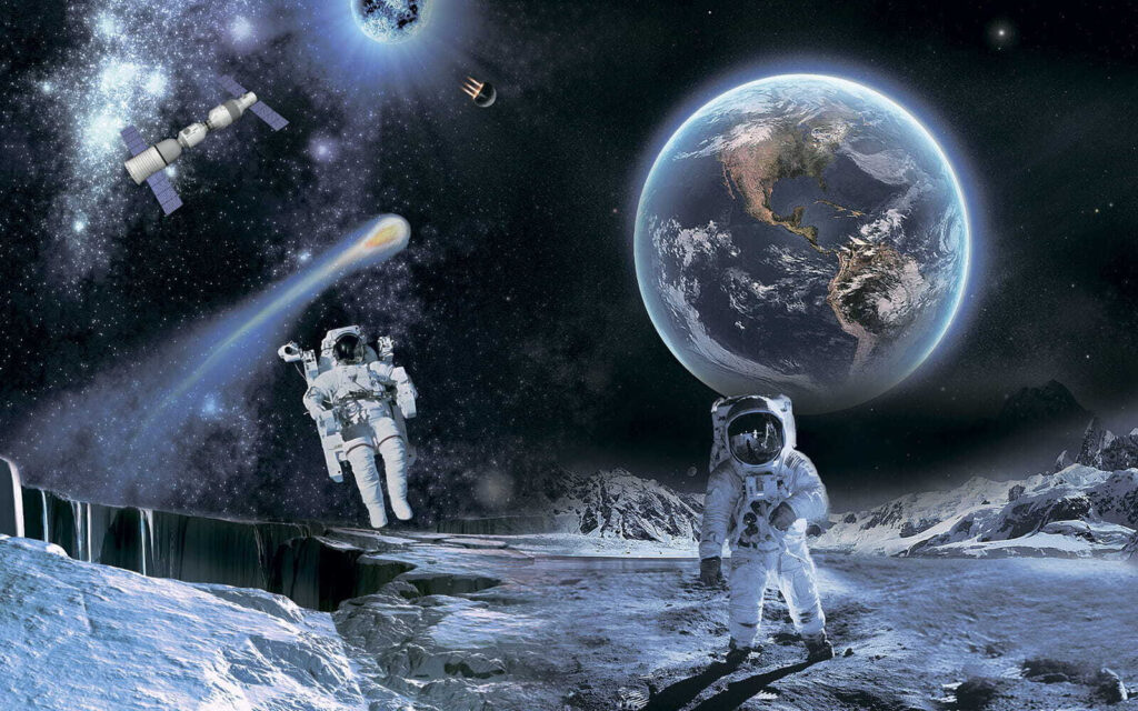 Un salto entre planetas — diseño completo