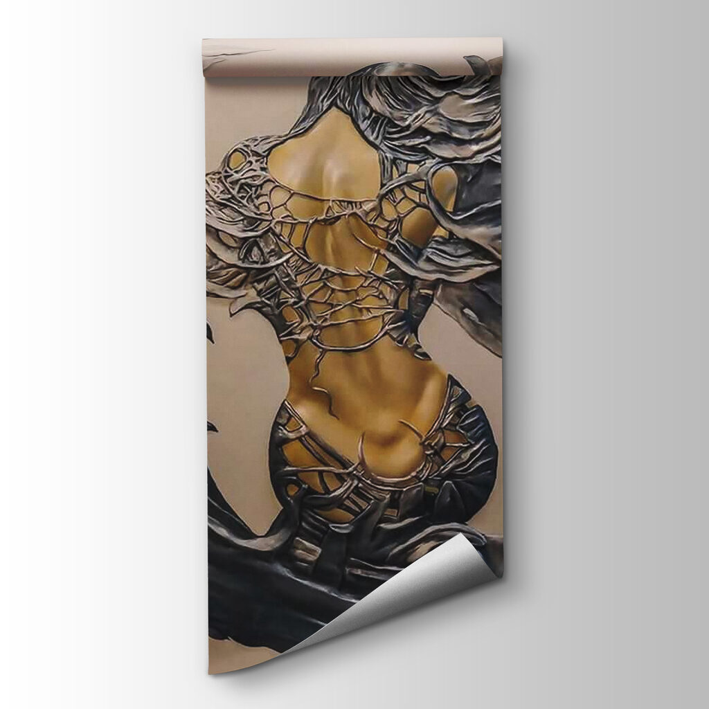 Figura alada ornamentada — vista del producto