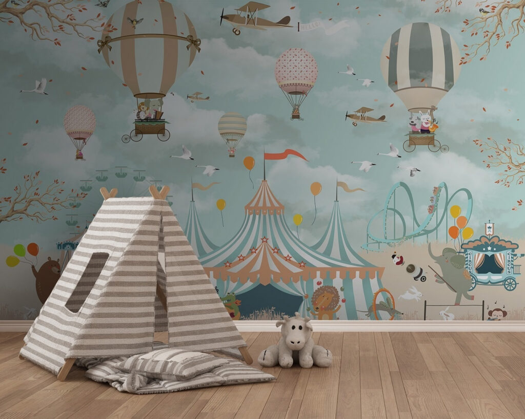 Circo con globos — interior 2