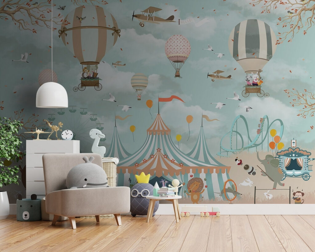 Circo con globos — interior 3