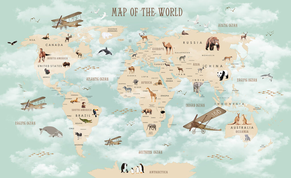 Viaje al mundo animal — diseño completo