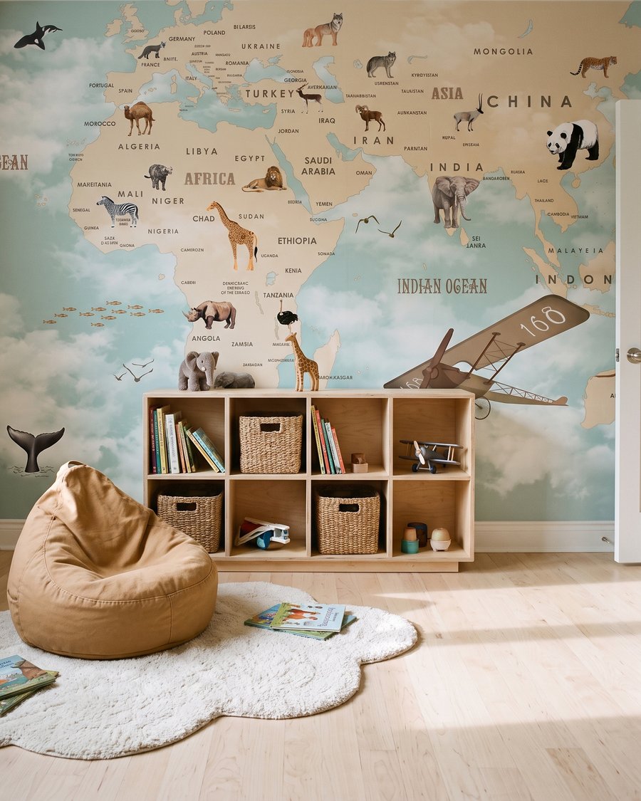 Viaje al mundo animal en un interior