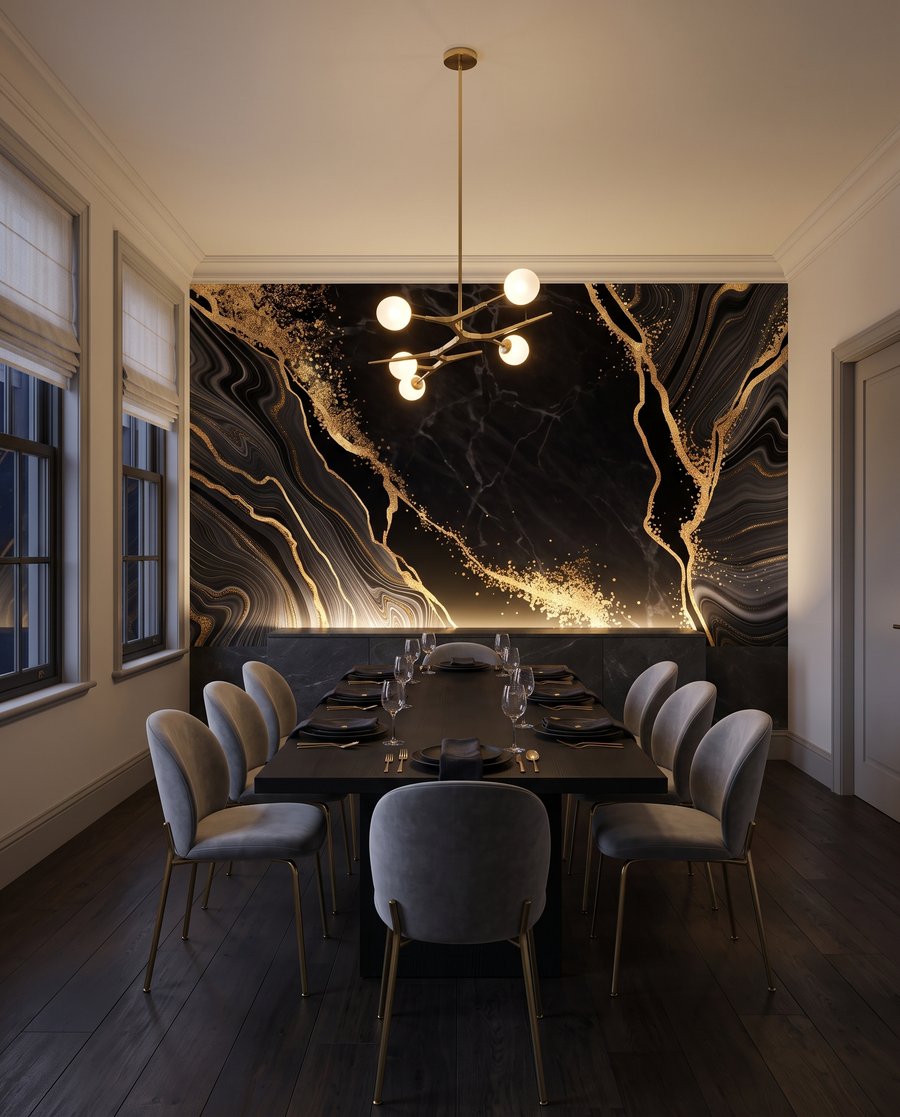 Grietas doradas en negro — interior 5