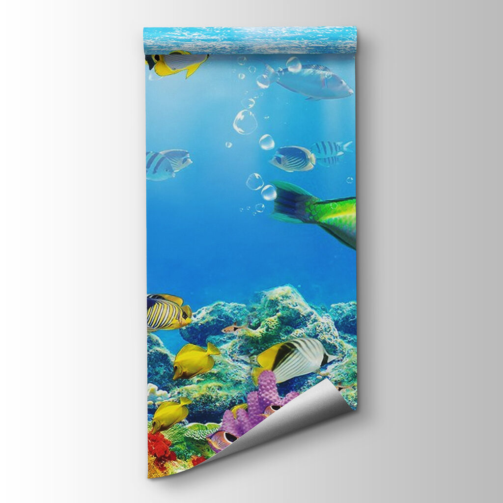 Peces bajo rayos azules — vista del producto
