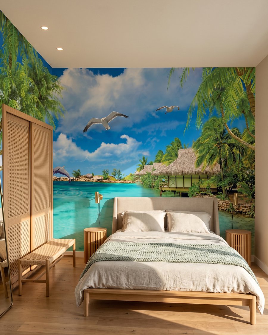 Bahía tropical azul — interior 2