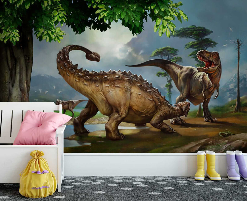 Dinosaurios junto al río — interior 3