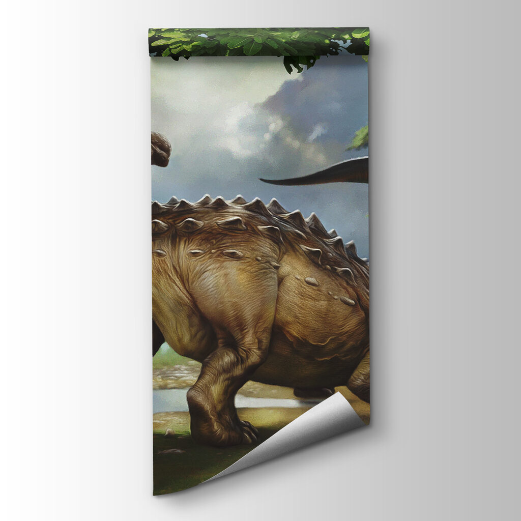Dinosaurios junto al río — vista del producto