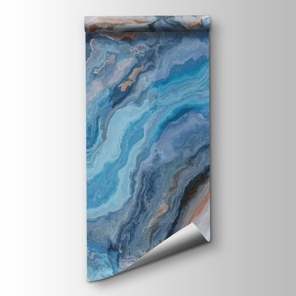 Bandas azules en piedra — vista del producto