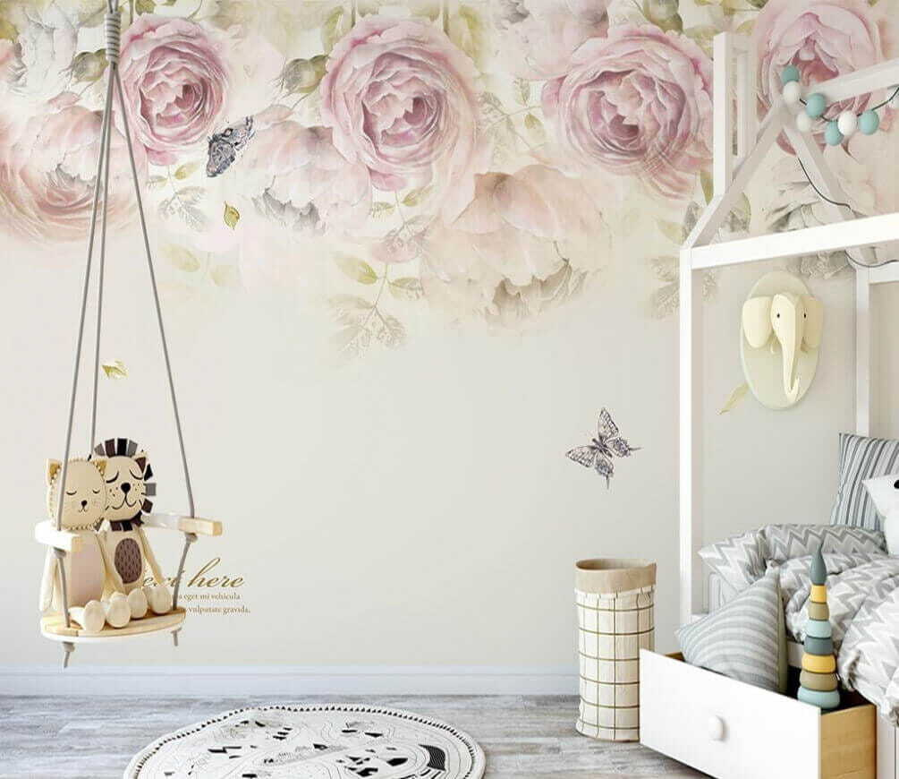 Rosas sobre una mariposa — interior 1