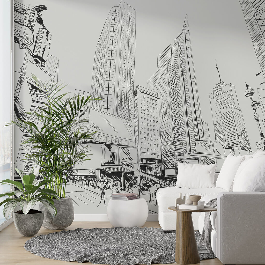 Ciudad en líneas negras — interior 2