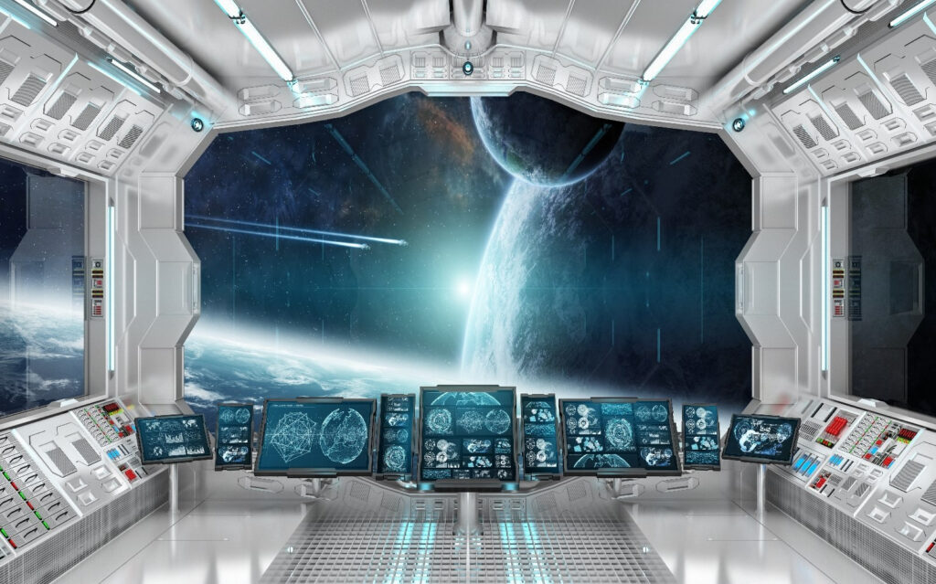 Vista desde una nave — diseño completo