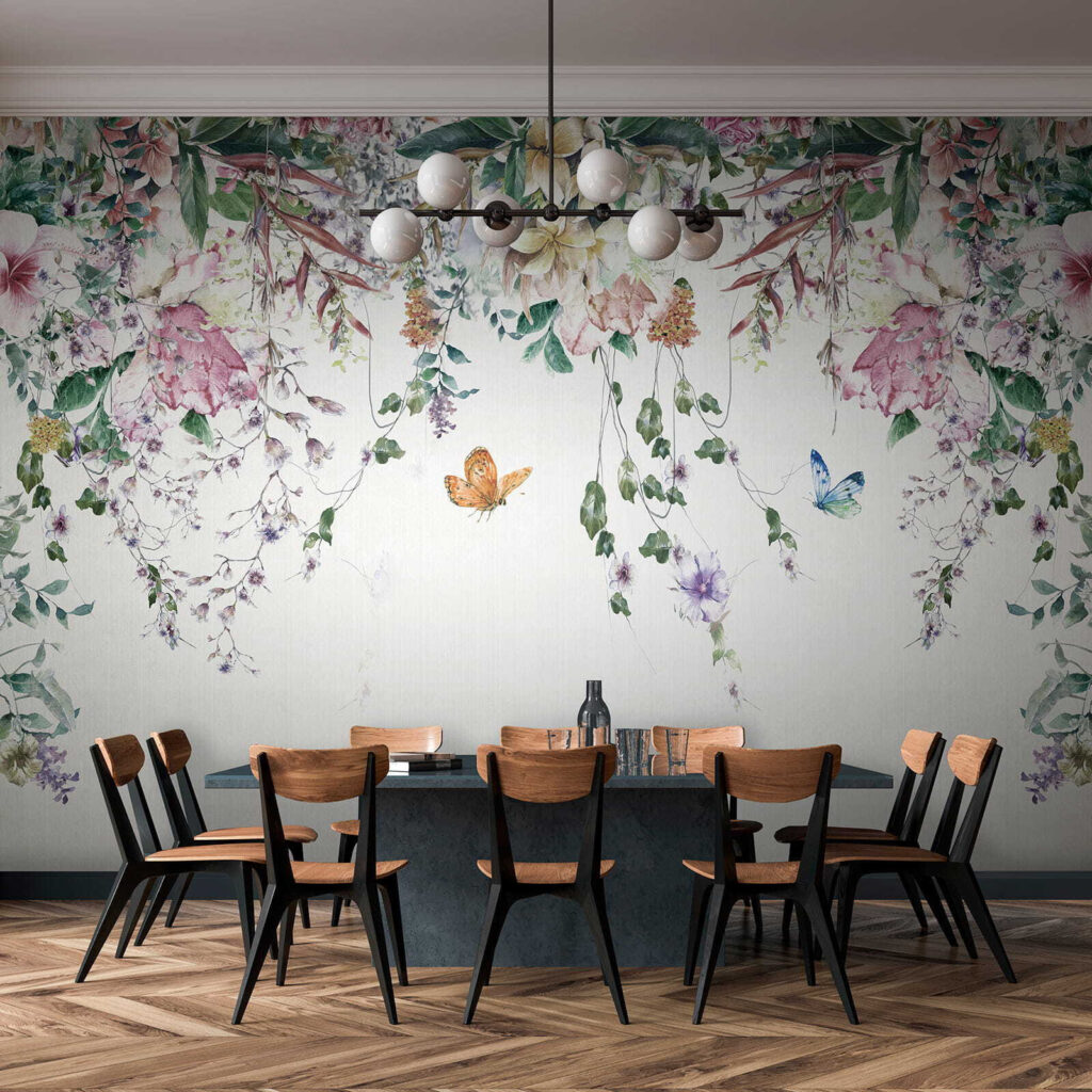 Guirnaldas con mariposas — interior 9