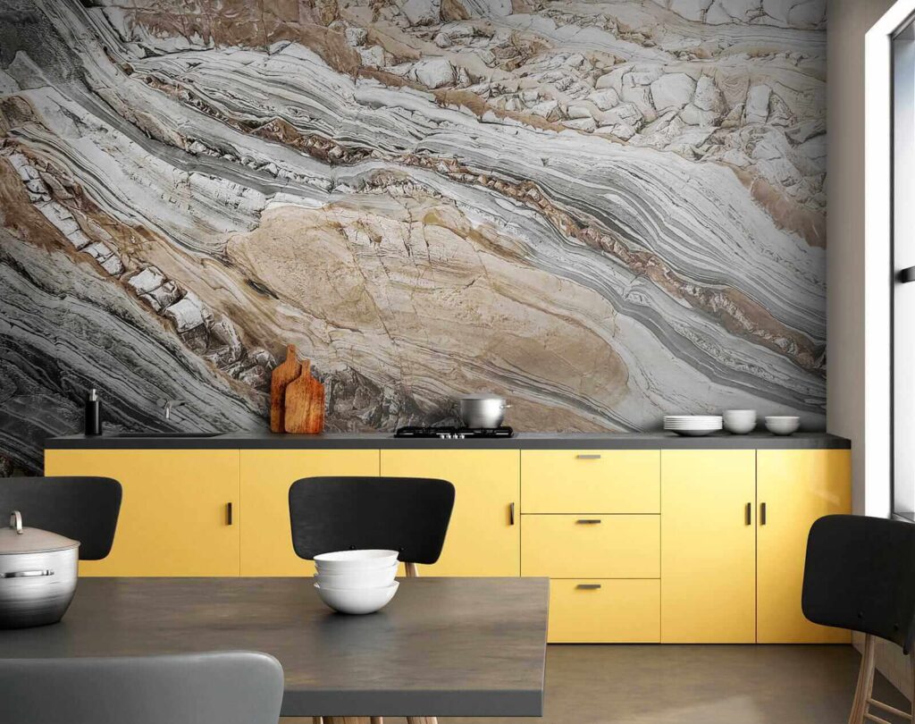 Piedra en capas grises — interior 3