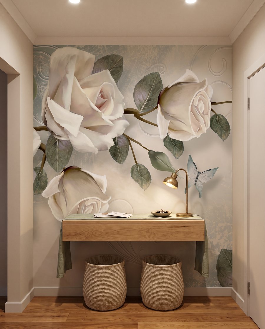 Rosas entre huecos claros — interior 5