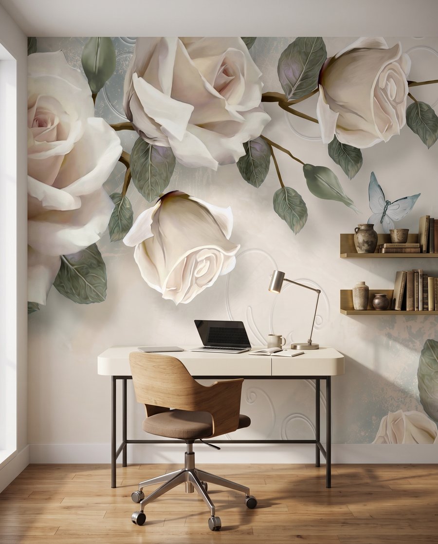 Rosas entre huecos claros — interior 7