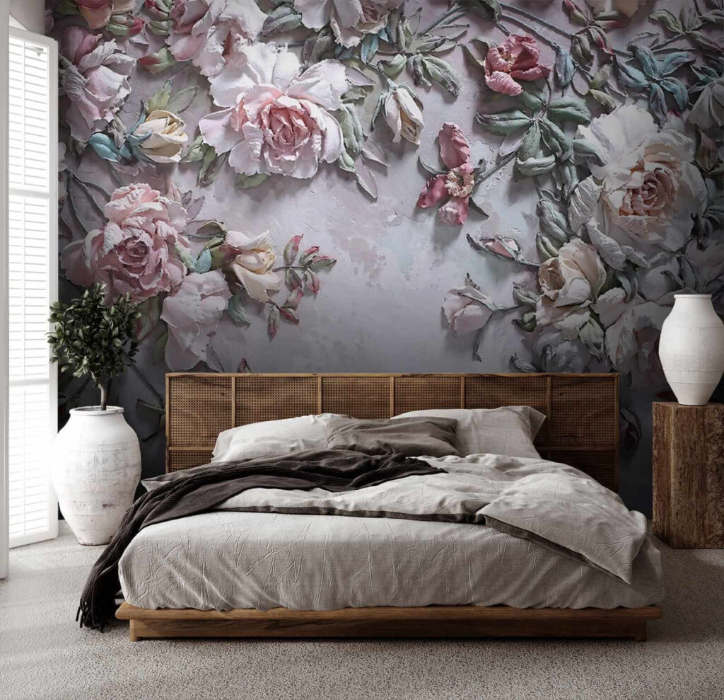 Rosas colgantes rosa antiguo — interior 2