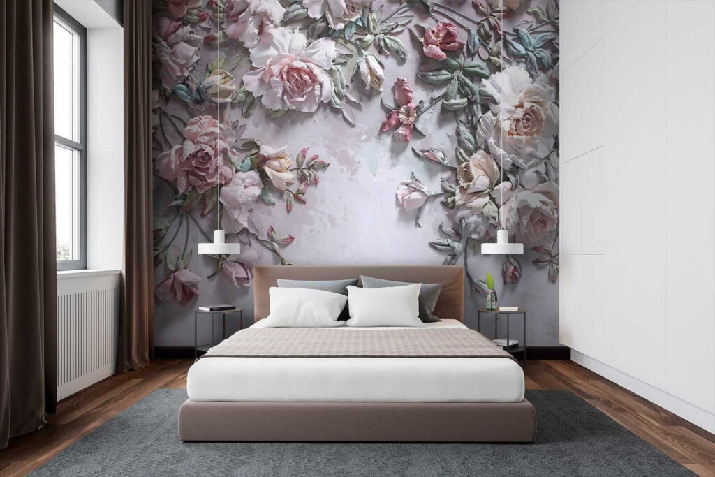 Rosas colgantes rosa antiguo — interior 3