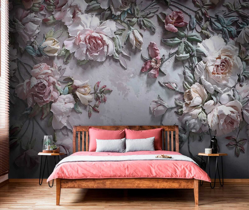 Rosas colgantes rosa antiguo — interior 5