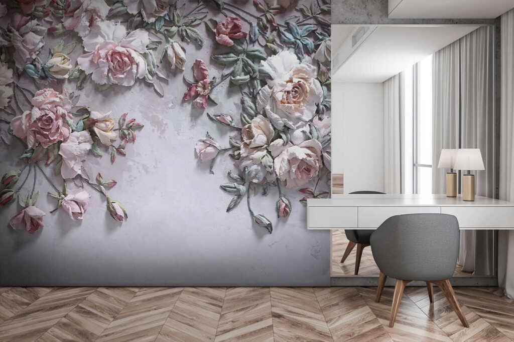 Rosas colgantes rosa antiguo — interior 7