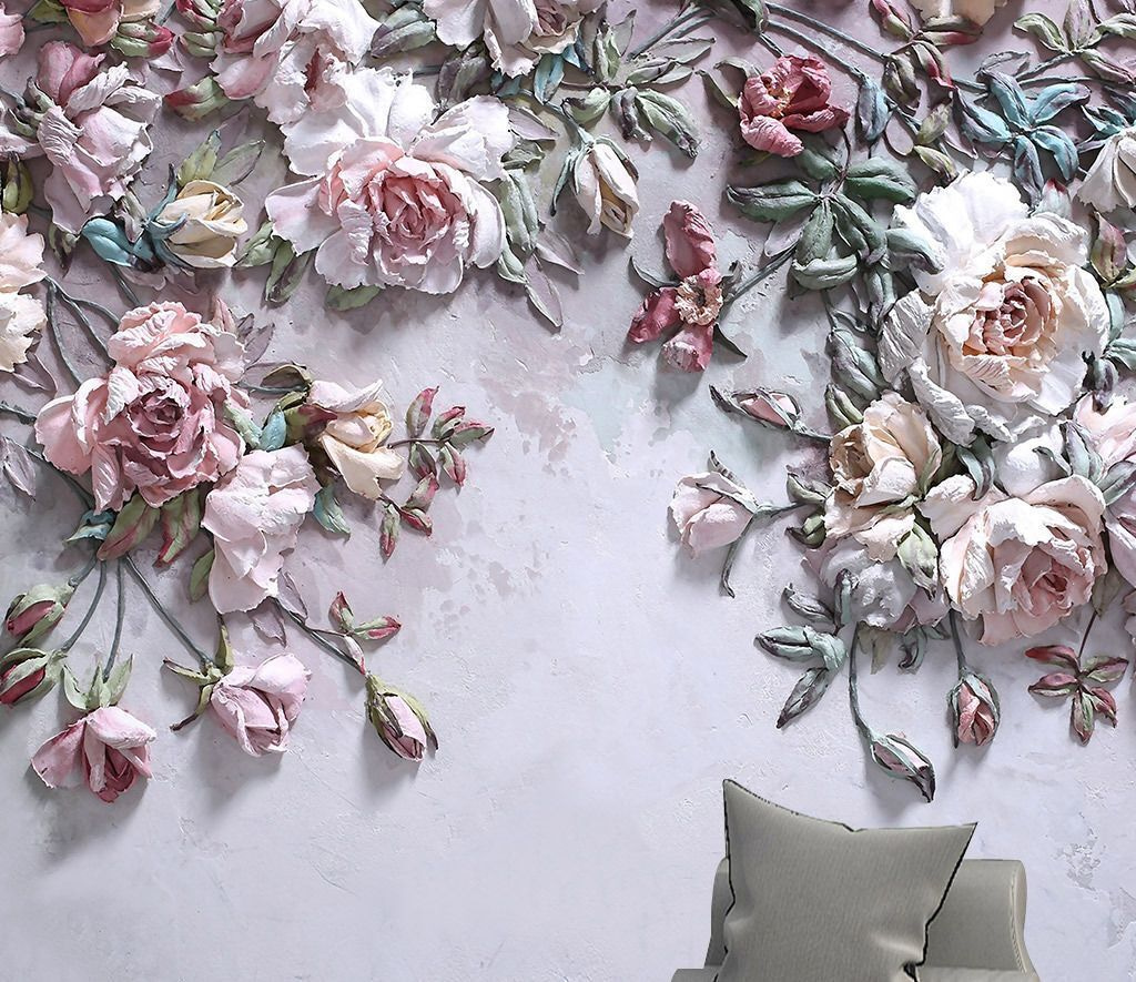 Rosas colgantes rosa antiguo — interior 1