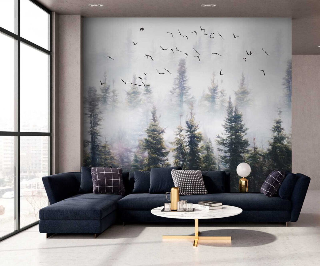 Pinos en la bruma — interior 6