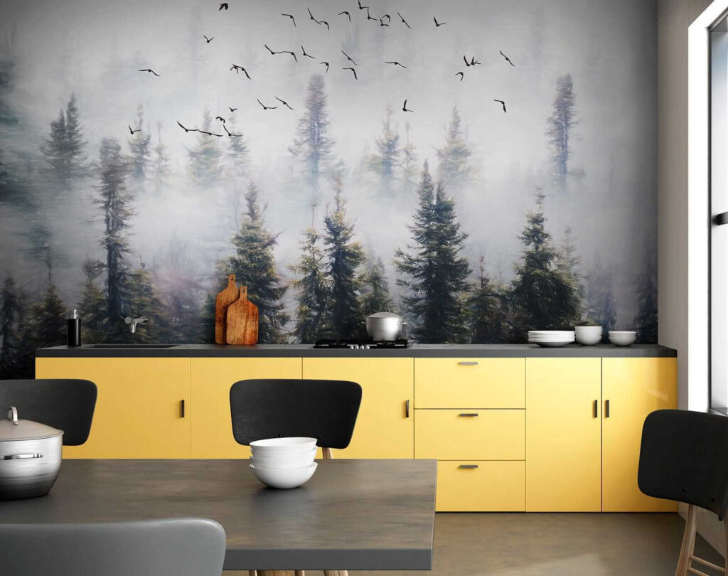 Pinos en la bruma — interior 8