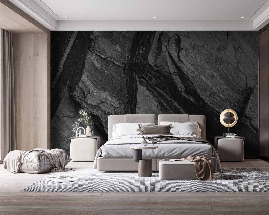 Capas de roca oscura — interior 2