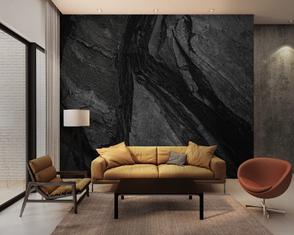 Capas de roca oscura — interior 3