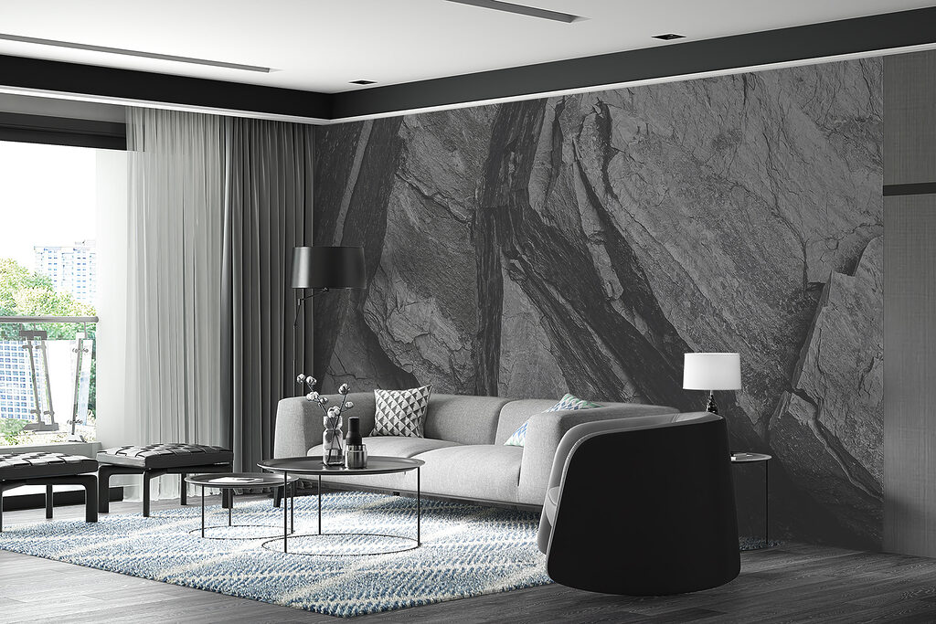 Capas de roca oscura — interior 6