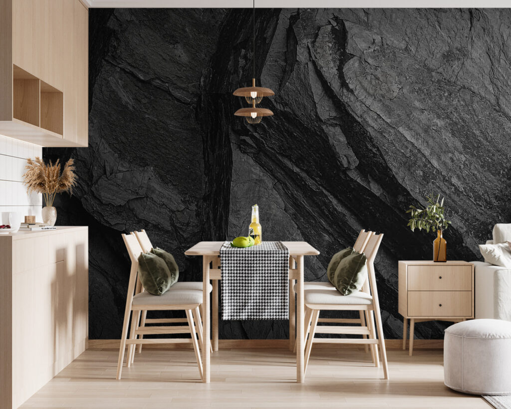 Capas de roca oscura — interior 5