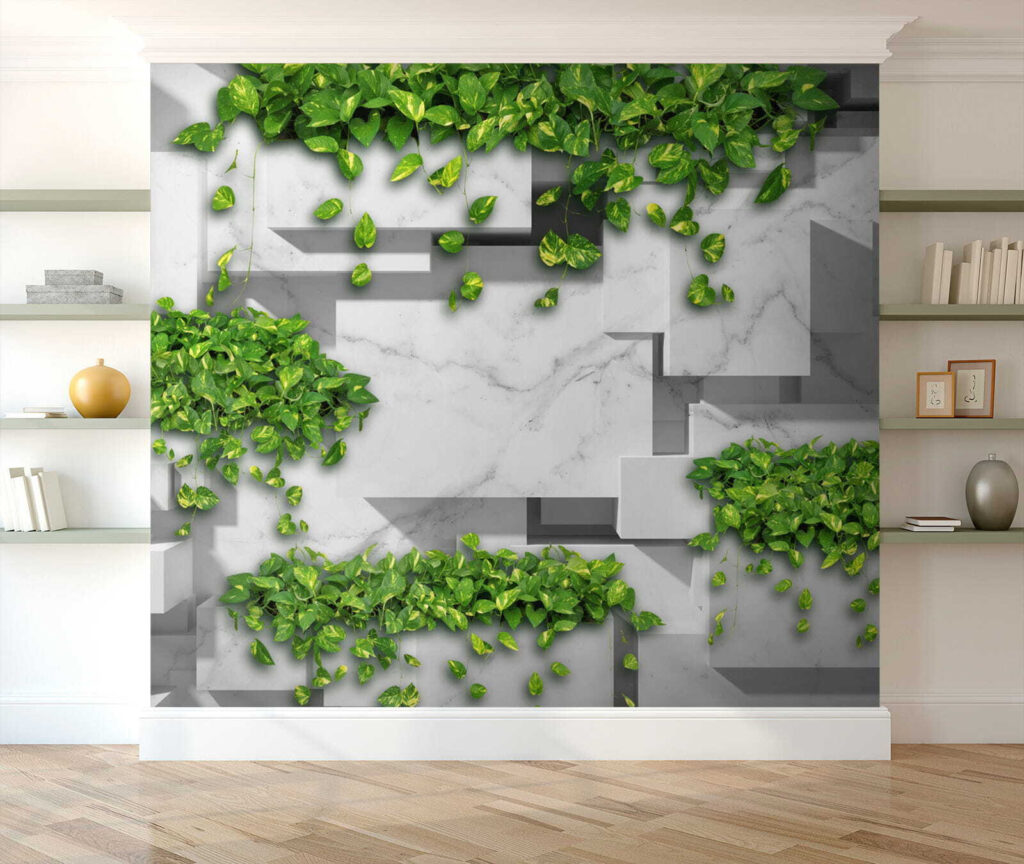 Hiedra entre bloques — interior 9